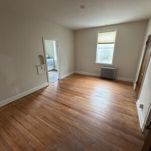 Unit 8: Studio Apartment with Full-Size Stove Kitchen, Private Bath & Two Closets at Holub Apartments in Northside Iowa City, IA
