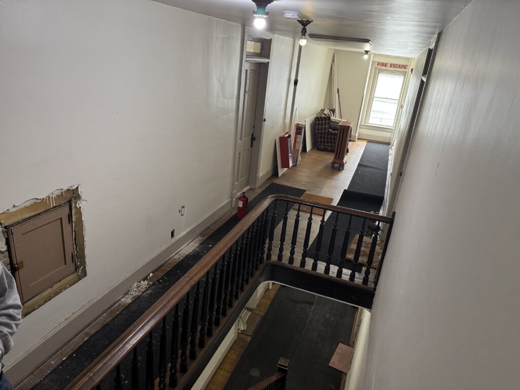 3rd floor early in construction at Holub Apartments in Iowa City