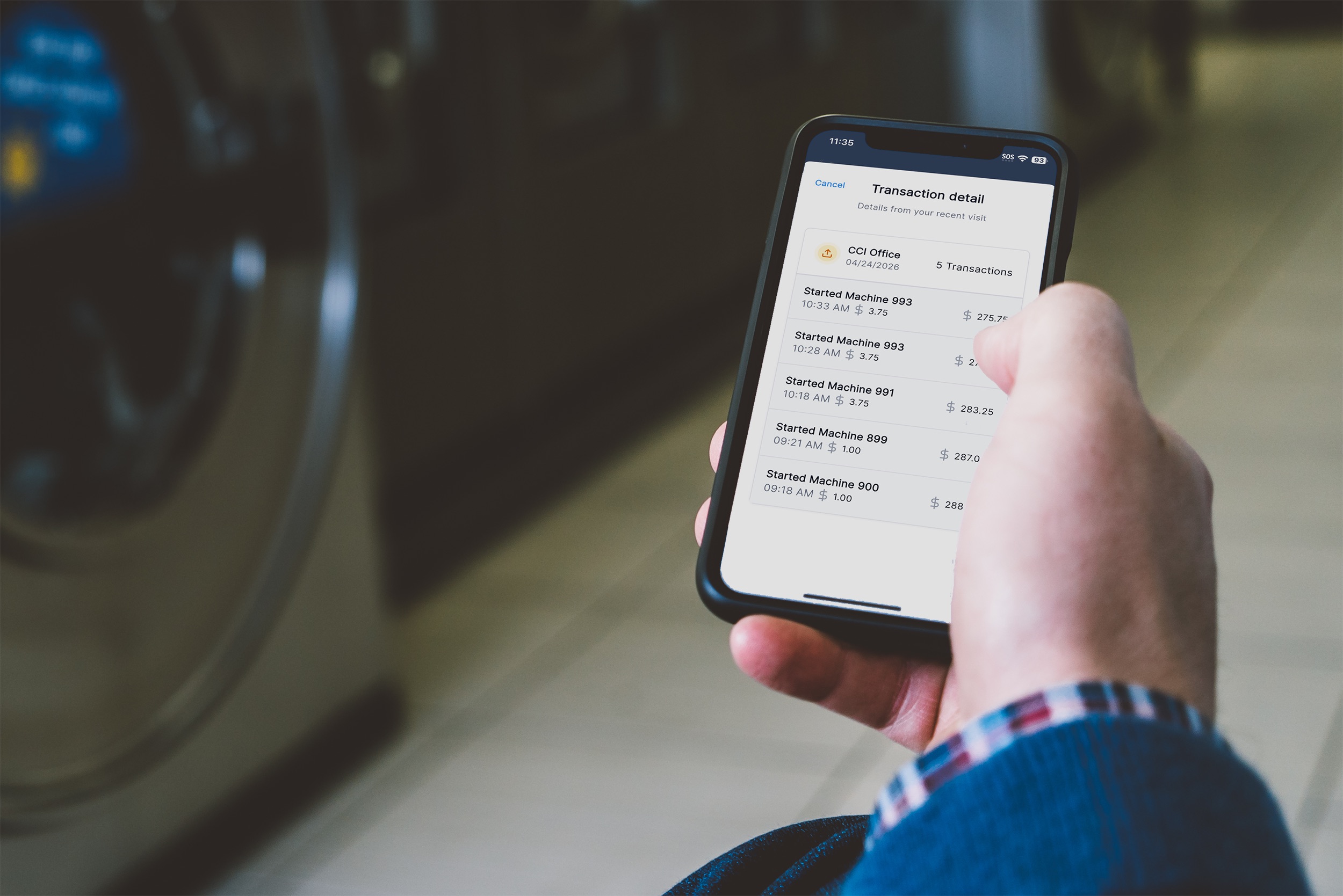 See Transaction Details.